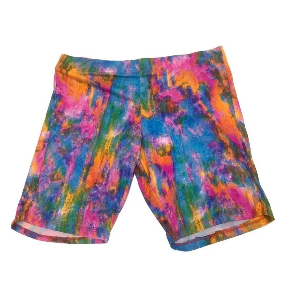 Tie Dye Biker Shorts